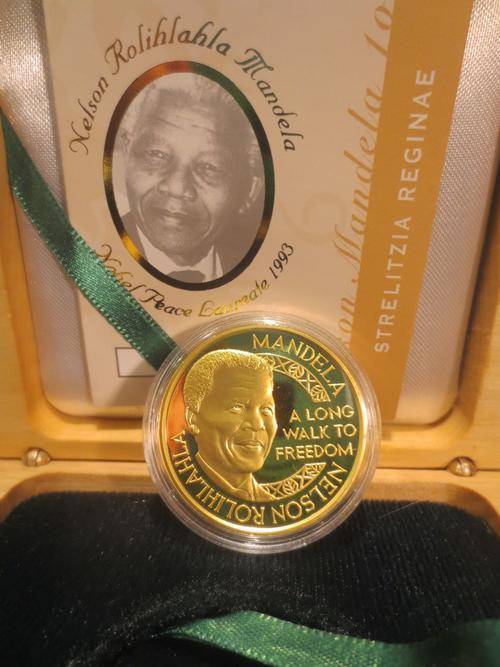 2013 Nelson Mandela Strelitzia Reginae 1oz Gold 24 Carat | Mintage: 200 Only | FUN SUNDAY |