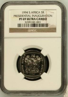 ### WANTED ### 1994 R5 Inauguration PF69 Ultra Cameo ### Crazy R1 Start ###