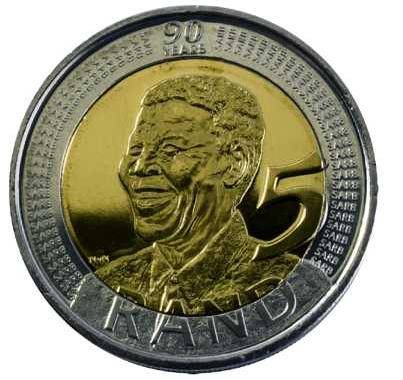 10 x Mandela 90th Birthday R5 Coins @@@ R1 Start
