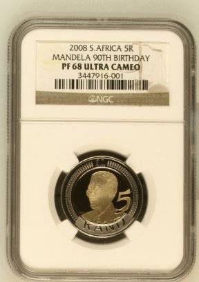 2008 Mandela 90th Birthday R5 NGC PF68 Ultra Cameo ### FUN AUCTION # R1 Start