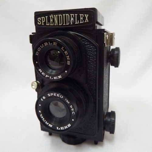 Vintage Splendidflex twin lens reflex camera - Not tested