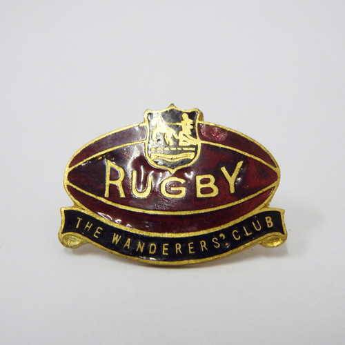 Unusual Wanderers' Club Rugby badge - Vintage - @ CRAZY R1 start