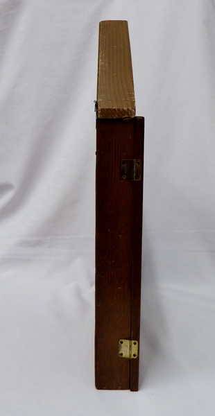 Knick knack wooden printers tray in shape of an house - Size : 36 cm x 5.5 cm x 49 cm