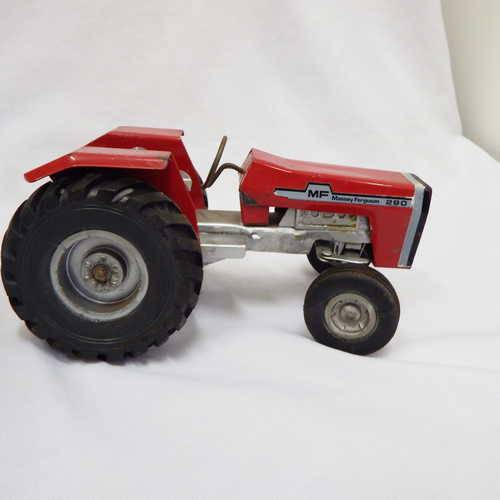 Vintage pressed steel Massey Ferguson 290 tractor with some homemade modifications