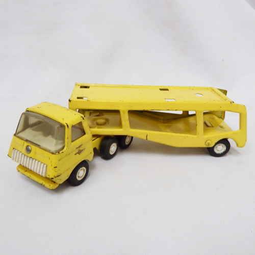 Vintage Tonka car transporter truck - Pressed steel