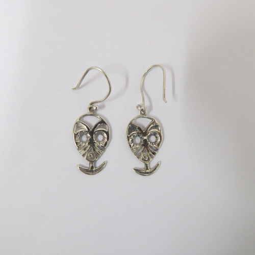Silver Fashion earrings - Weighs: 4.2g