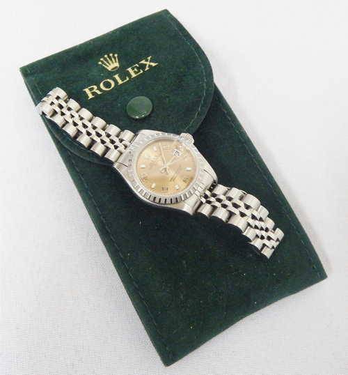 Woman's Rolex watch - Oyster perpetual date - Superlative chronometer - Officially certified