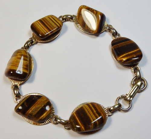 Tigers eye fashion jewellery bracelet
