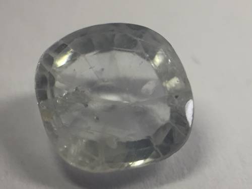 Natural Sapphire - Near colorless - 1.86 carat with GEM LAB certificate @ Crazy R1 start
