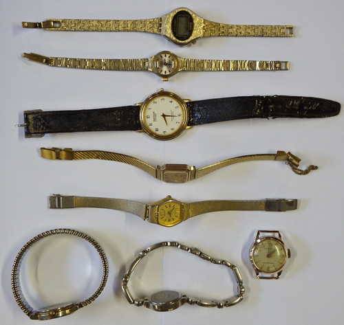 Lot of 8 vintage ladies watches - Untested