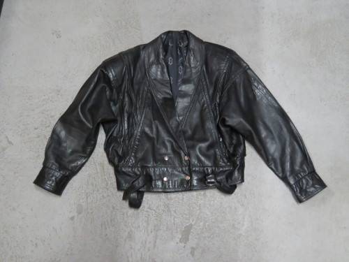 Genuine black leather jacket - Tailored by Leather & Suede