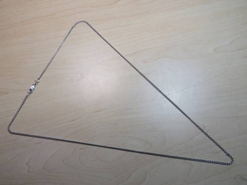 Vintage sterling silver necklace - 5.2grams - 62cm length