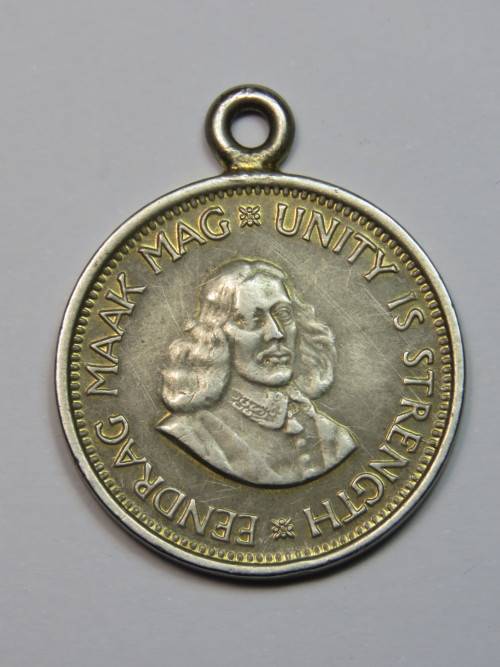 1961 South Africa 1/2 cent medallion