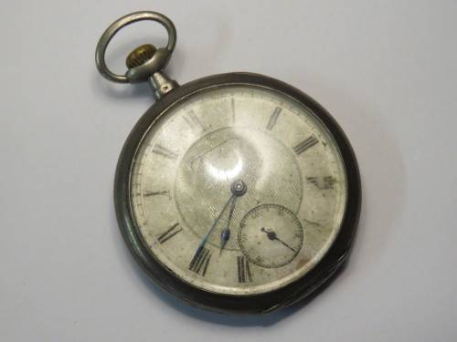 Vintage Election pocket watch with silver casing