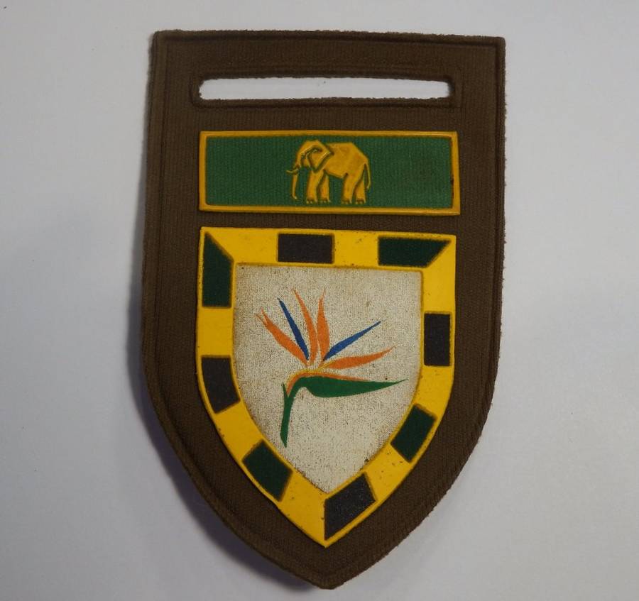 6 SA Infantry with Eastern Province command bar tupperware flash