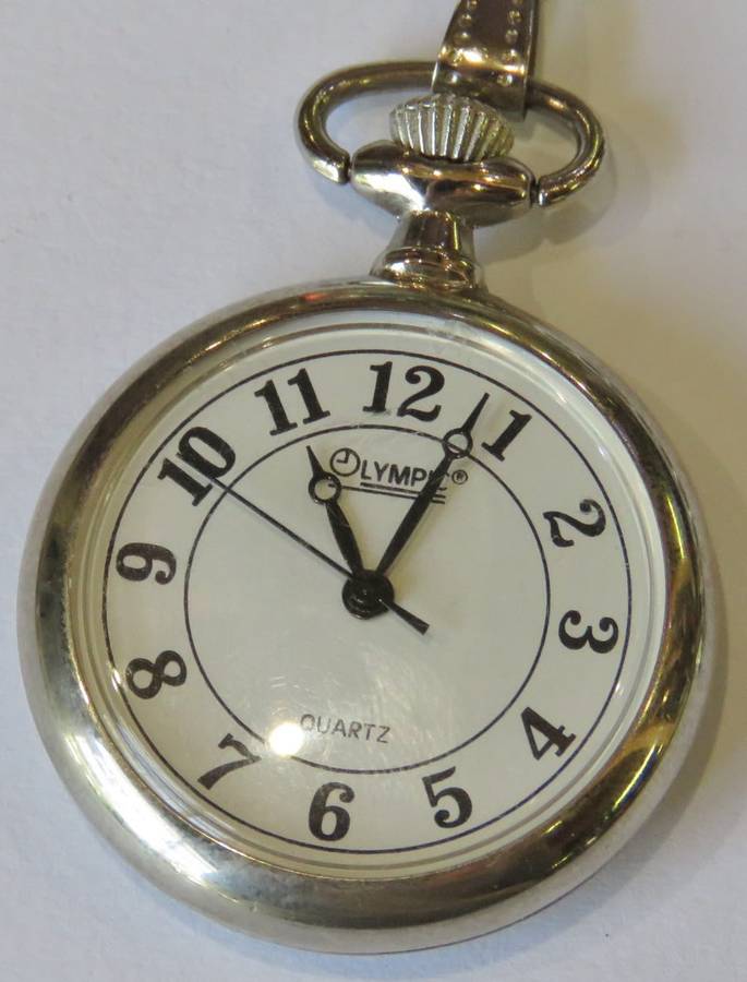 Olympic quartz nurse's fob watch