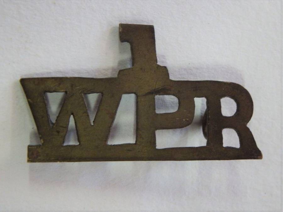 WW1 First Western Province Rifles shoulder title - One lug
