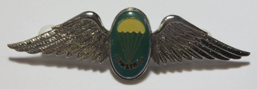 SA Parachute static line instructor wing