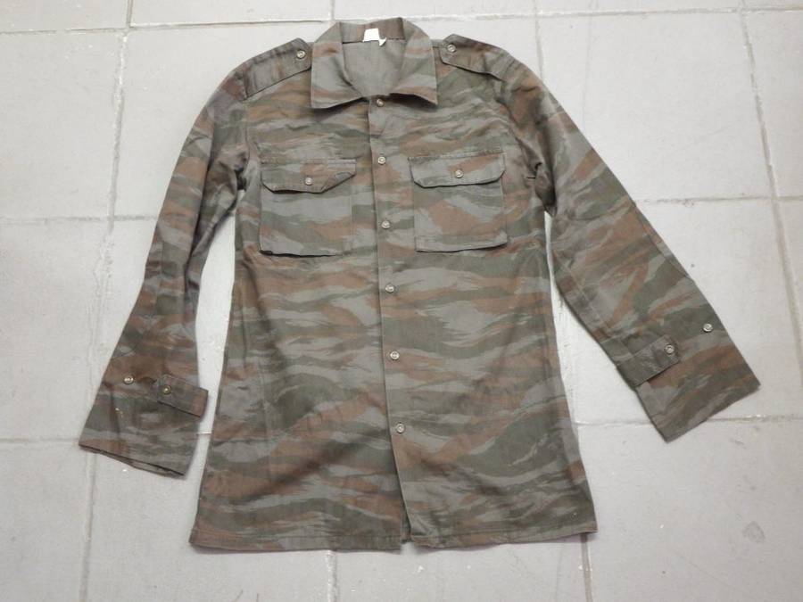 Old SADF Recce copy of FAPLA camo long sleeve shirt - Size medium - Lizzard camo