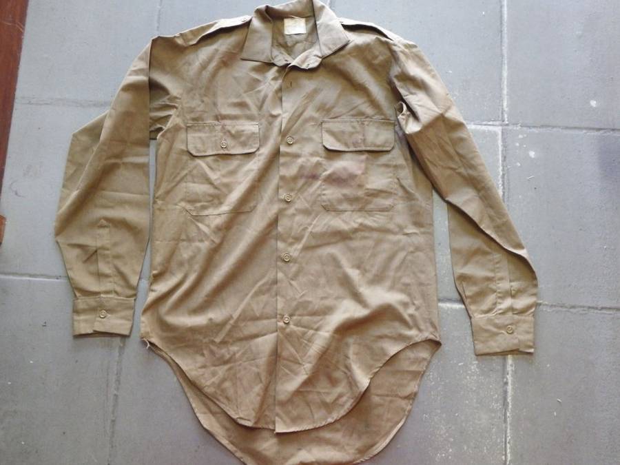 Old SADF long sleeve shirt - Some loose stitching