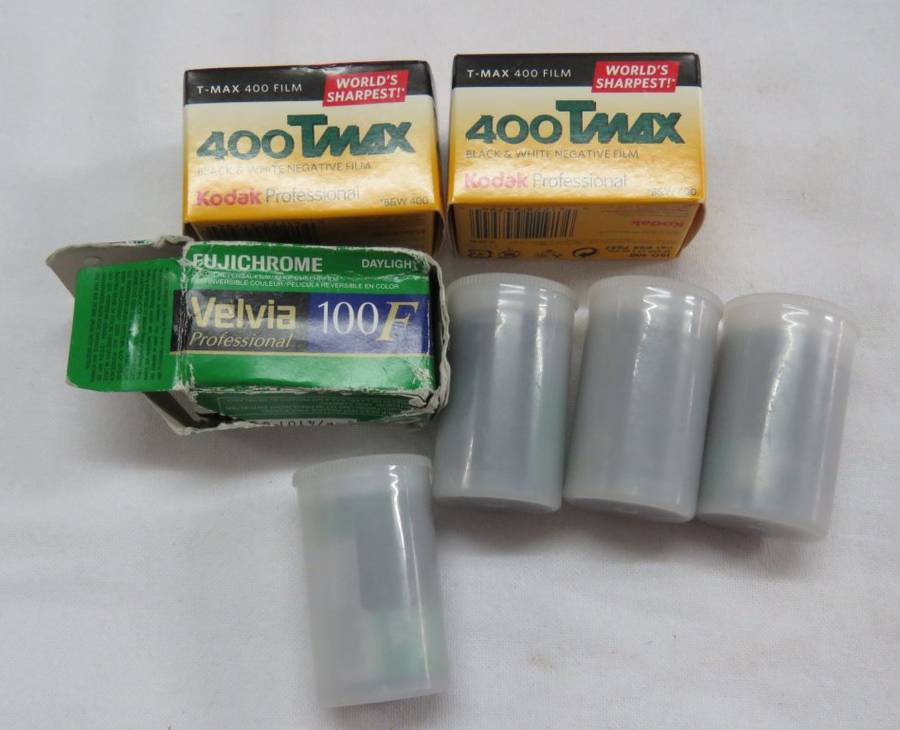 Lot of 7 vintage 35mm camera films - Unused