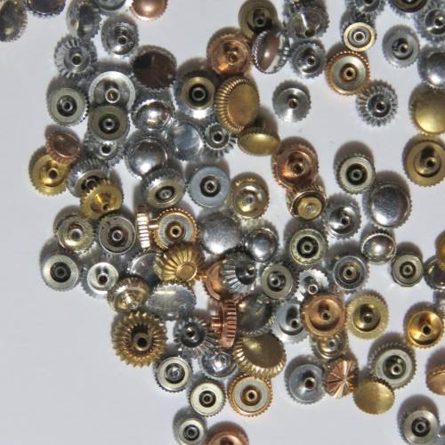 Lot of more than 140 vintage watch crowns - New and used