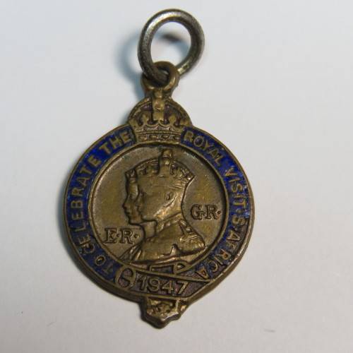 1947 Royal visit to South Africa mini medallion