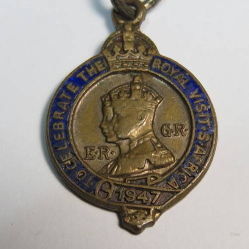1947 Royal visit to South Africa mini medallion