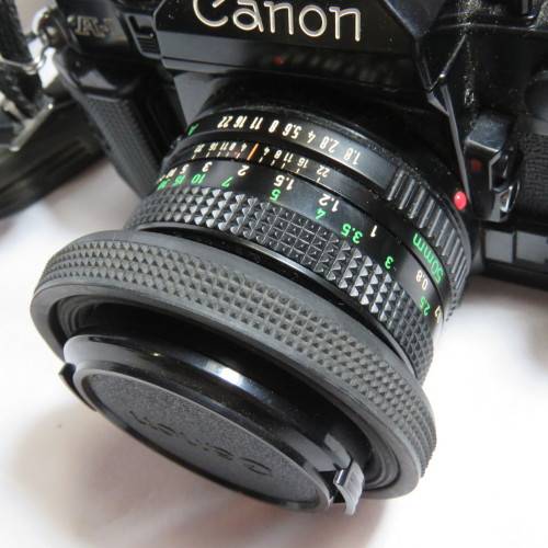 Vintage Canon A-1 35mm camera with 1:1.8 lens - Including instruction booklet - Not tested