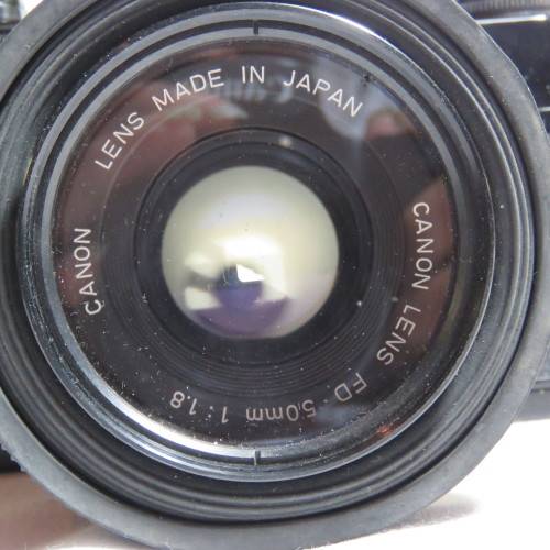 Vintage Canon A-1 35mm camera with 1:1.8 lens - Including instruction booklet - Not tested