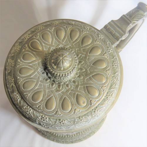Very large silver plated mug with Greek motive - weight - 3,3 kg - very rarely seen