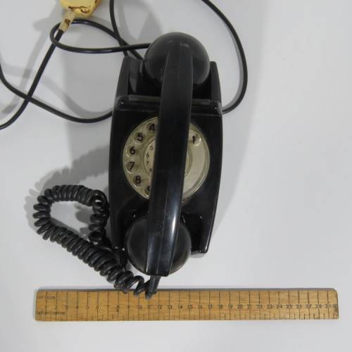 Vintage Rotary dial telephone - Black