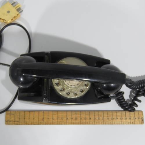 Vintage Rotary dial telephone - Black