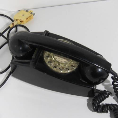 Vintage Rotary dial telephone - Black