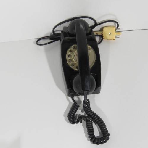 Vintage Rotary dial telephone - Black
