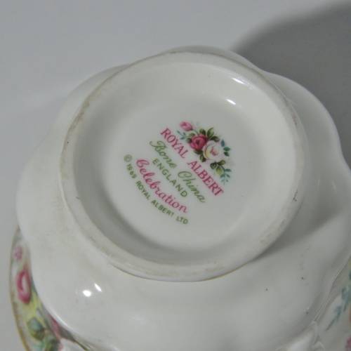 Royal Albert Celebration tea set trio