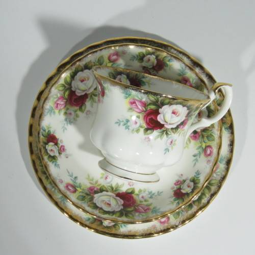 Royal Albert Celebration tea set trio
