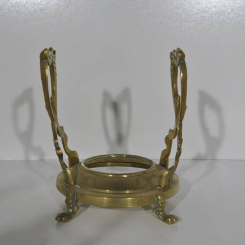 Vintage brass teapot with stand and burner