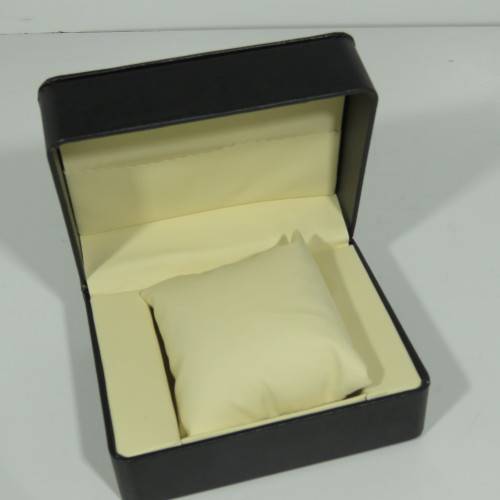 Vinyl watch case with Breitling logo