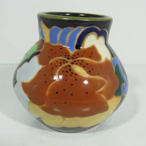 Gouda style pottery vase