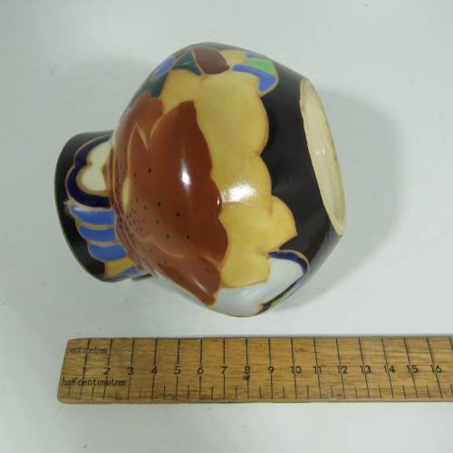 Gouda style pottery vase