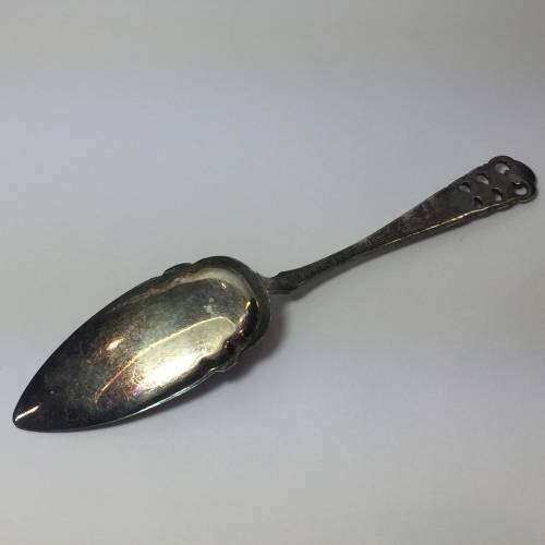 Antique David Anderson 60 G silverplated dessert lifter