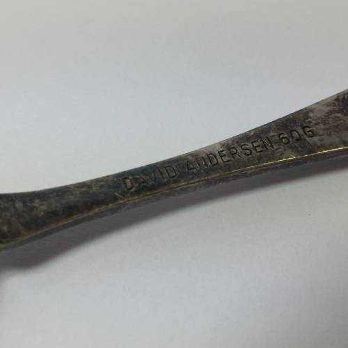 Antique David Anderson 60 G silverplated dessert lifter