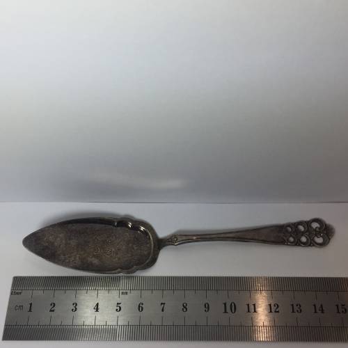Antique David Anderson 60 G silverplated dessert lifter