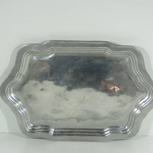 Vari Disenos Pewter tray - Size 30 x 46 cm