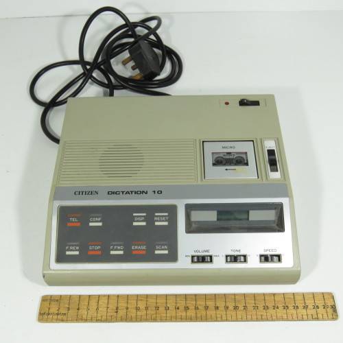 Vintage Citizen dictation 10 machine