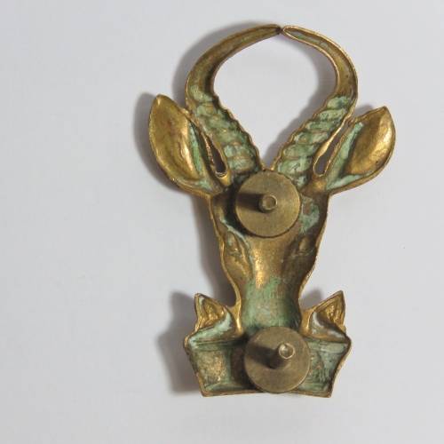 SA Infantry brass cap badge - Bokkop