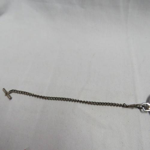 Vintage Oris pocketwatch with fob chain - Runs and stops