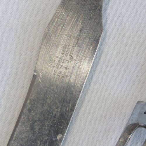 Vintage Joseph Rodgers carving knife and fork set