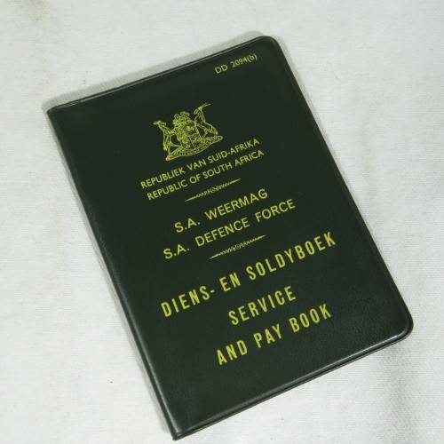 SADF Service and pay book